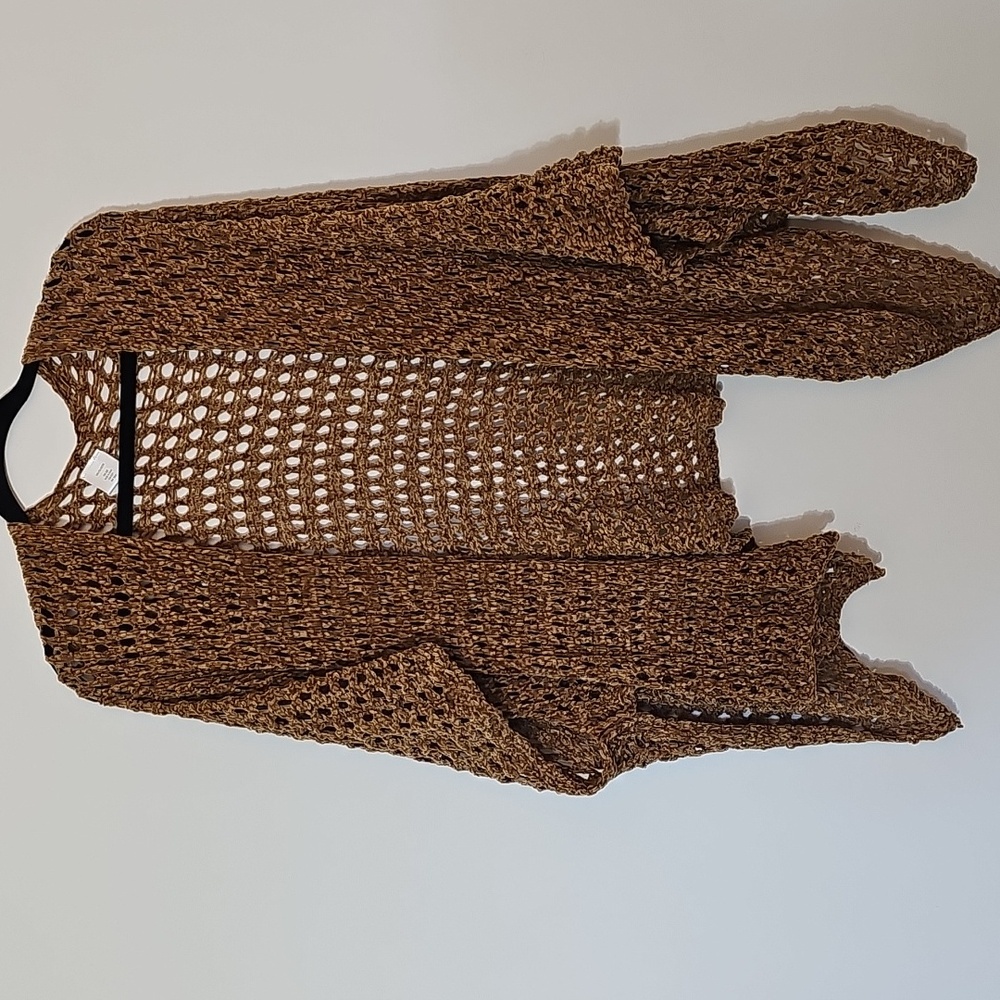 Cozy Brown Knit Women's Sweater